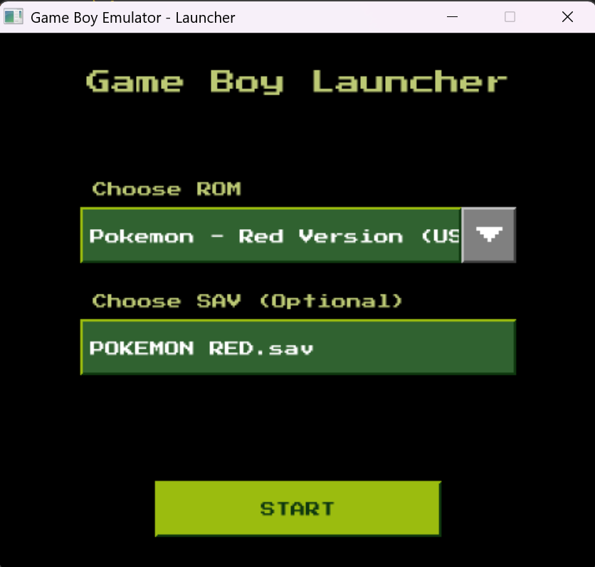 Game Boy Emulator preview
